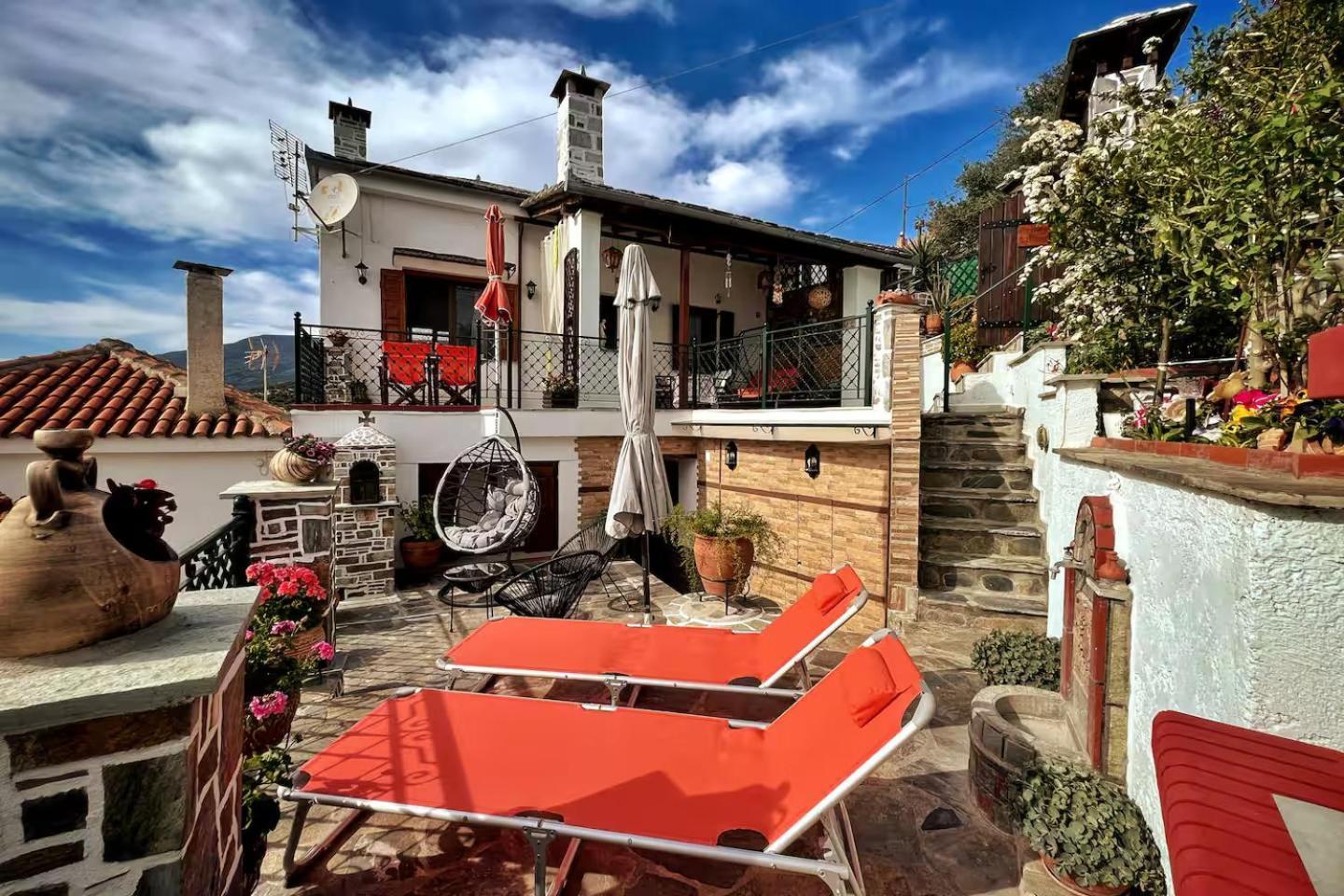 The Pagasetic Balcony - Magestic Sea Cottage Volos Bagian luar foto