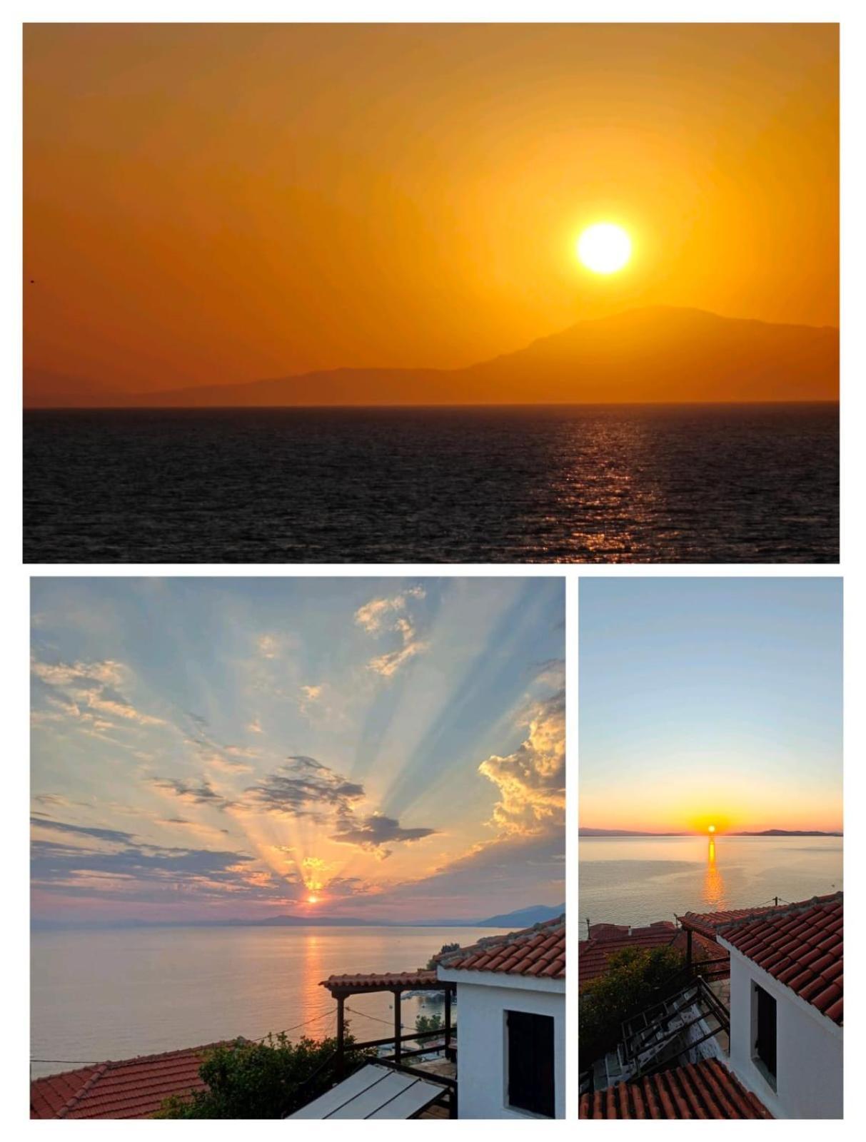 The Pagasetic Balcony - Magestic Sea Cottage Volos Bagian luar foto